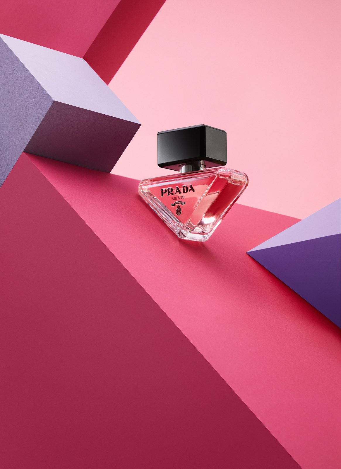 Prada perfume still life — art direction, photography and retouch