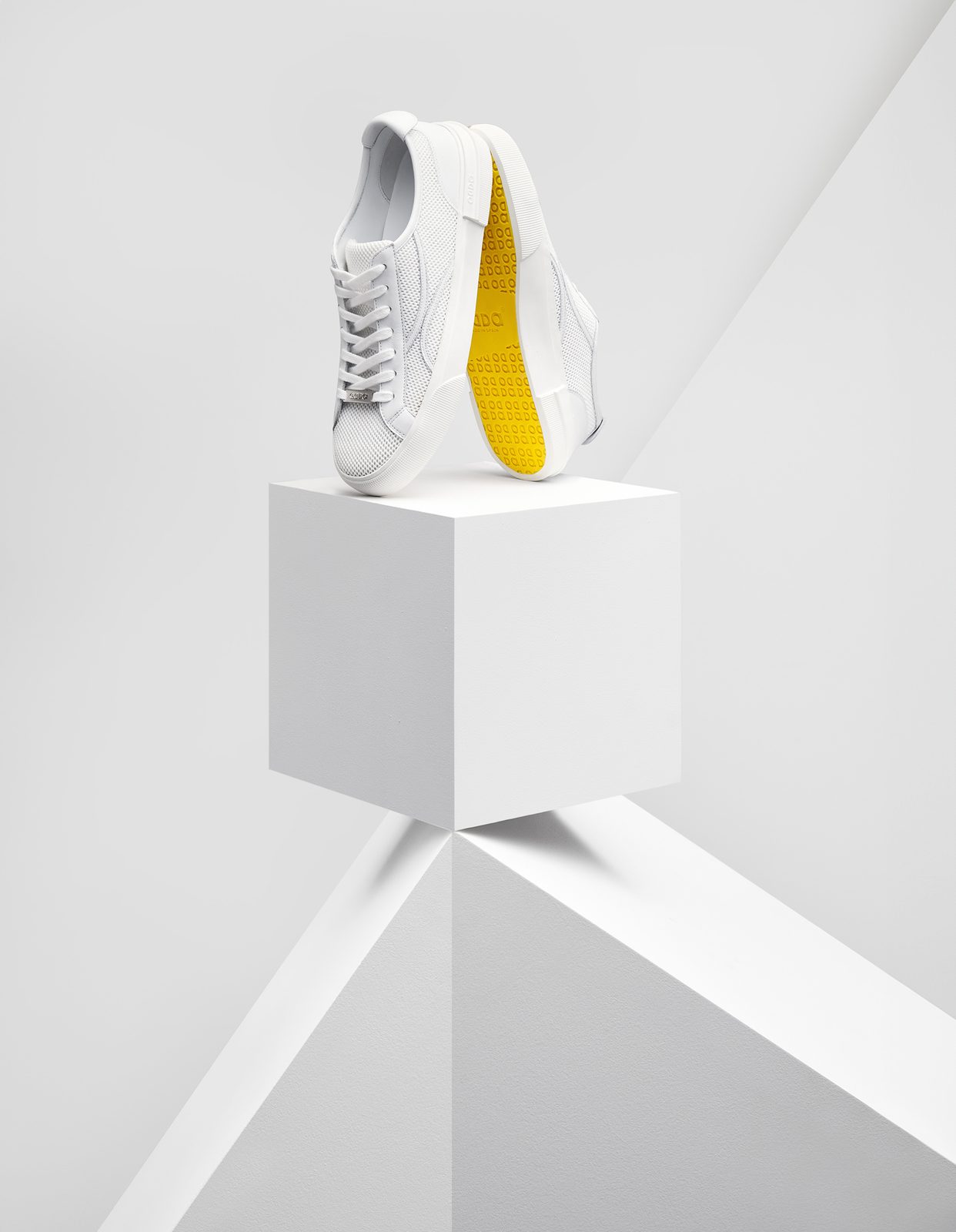 Creative still life campaign for Italian shoe brand Odda — art direction, photography and retouch