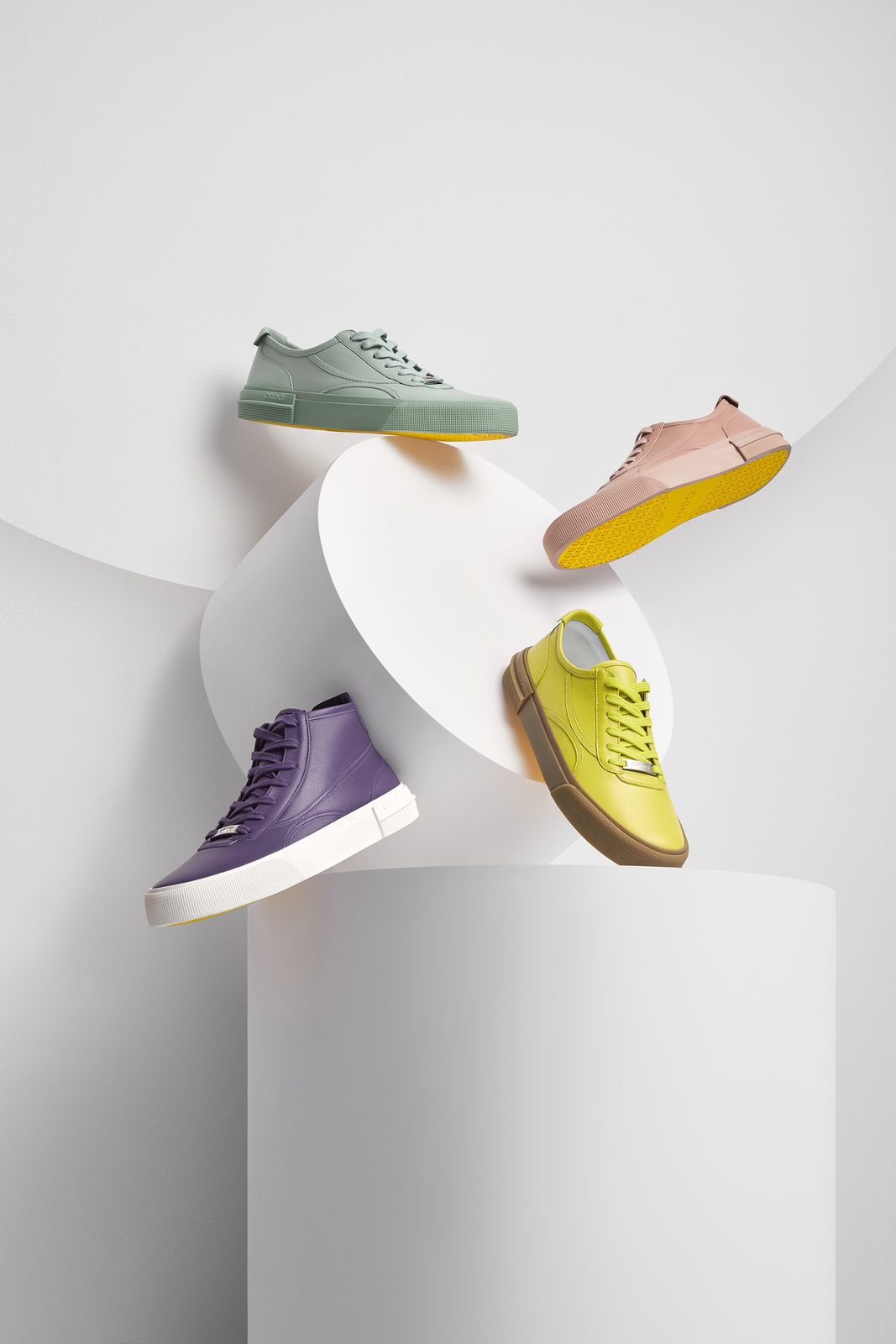 Creative still life campaign for Italian shoe brand Odda — art direction, photography and retouch