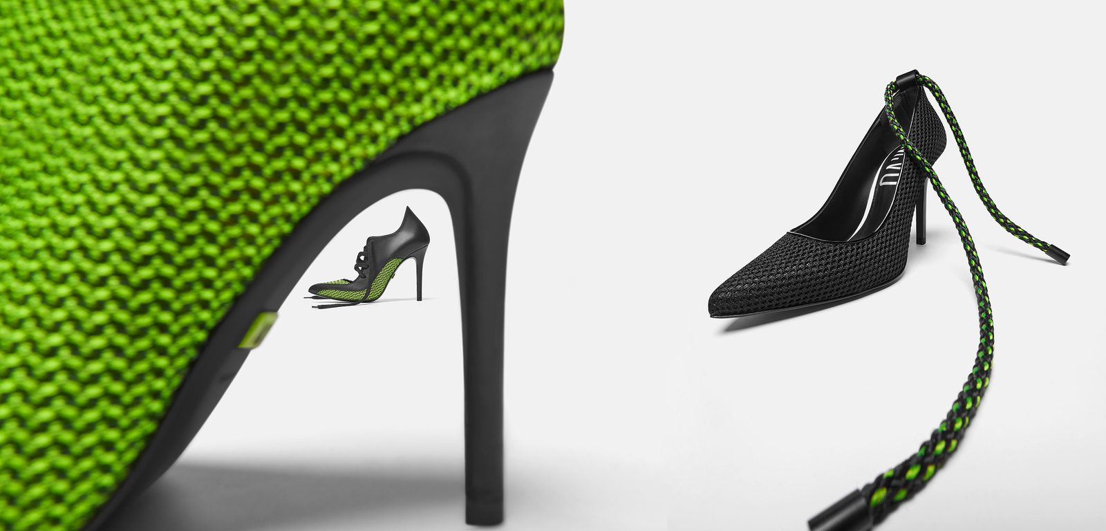 Creative product photography for an unreleased footwear brand