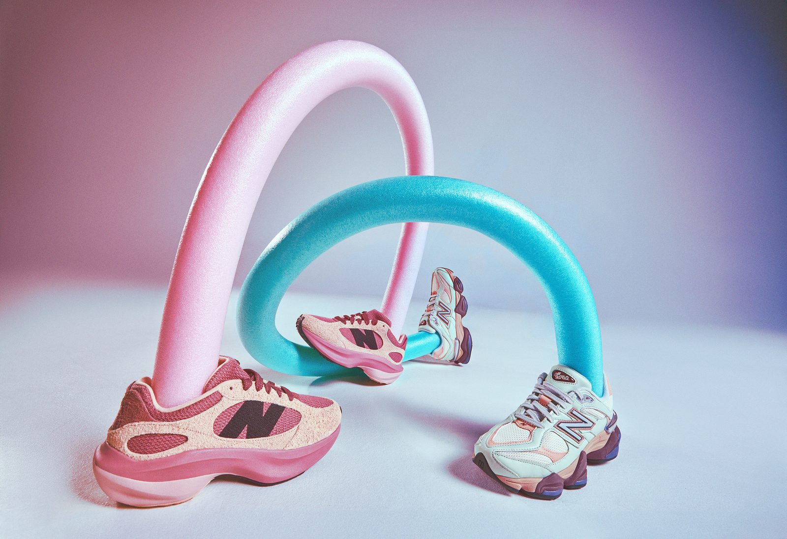 New Balance 9060 still life — art direction, photography and retouch