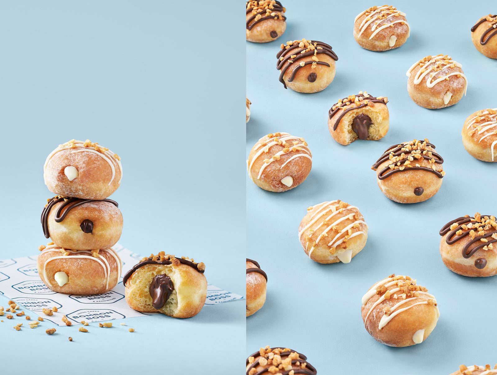 Compositing and retouch for Bombon Boss campaign